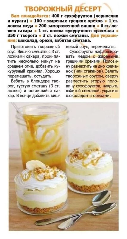 Кулинарная инфографика  в рецептах