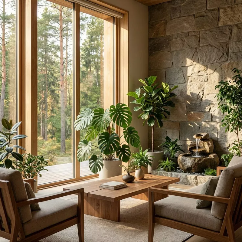 Биофильный дизайн: как природа в доме влияет на здоровье