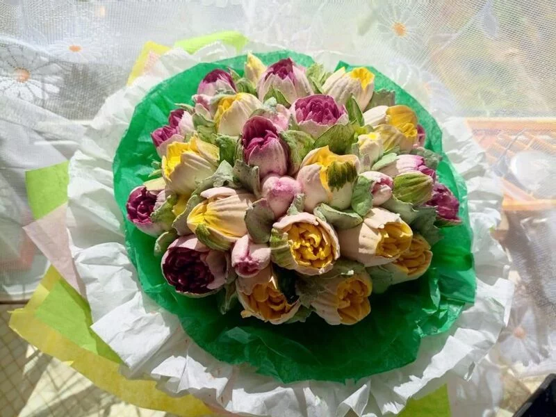 Зефирные букеты и композиции