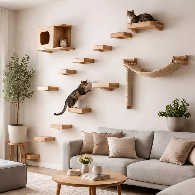 Баркитектура: как вписать мебель для питомцев в интерьер