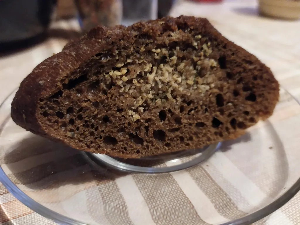  Ищу рецепт чёрного багета с чесноком как из Пятёрочки