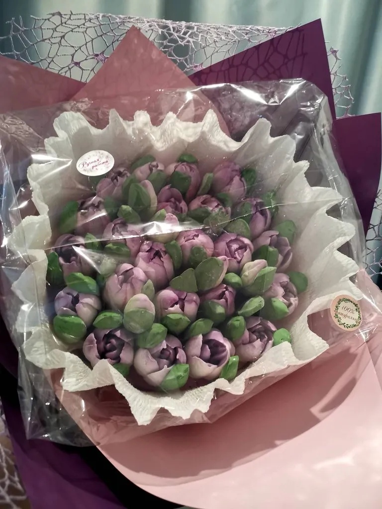 Зефирные букеты и композиции