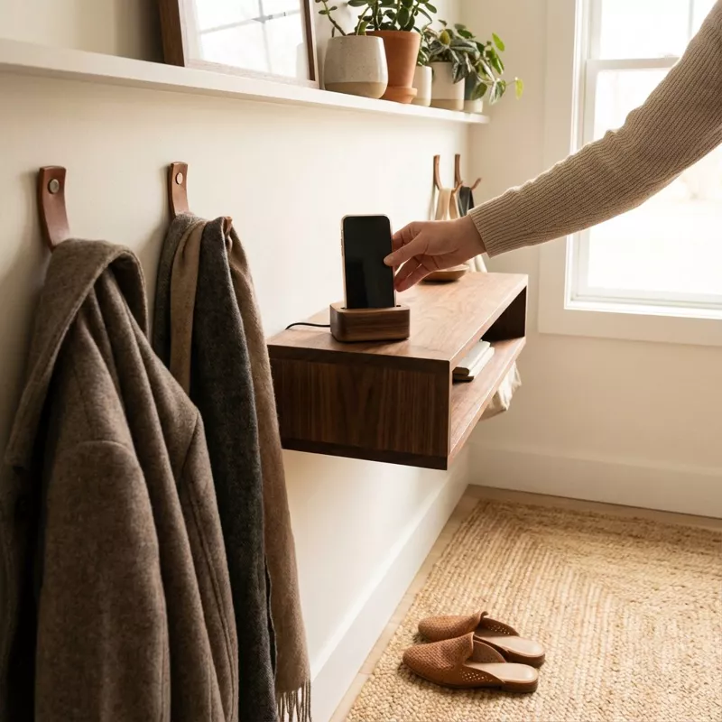 Tech-free зона в прихожей