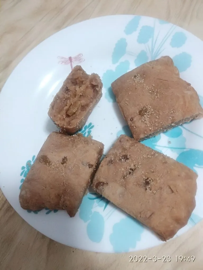Постное яблочное печенье (без сахара)