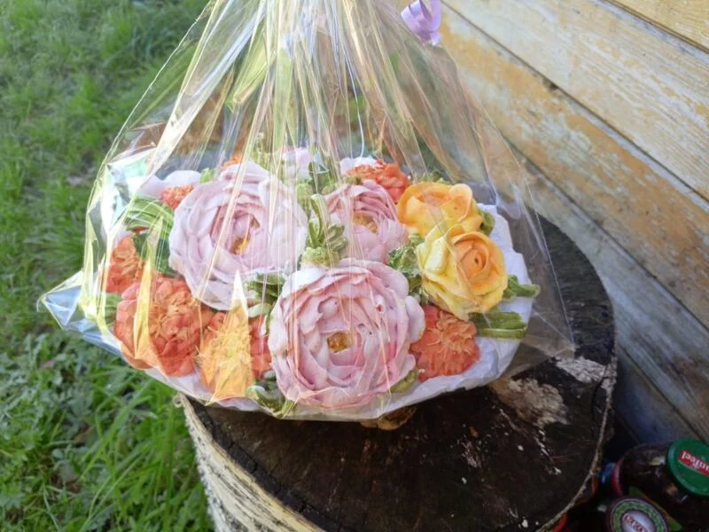 Зефирные букеты и композиции