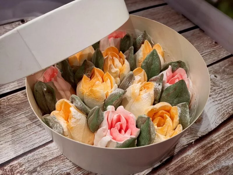 Зефирные букеты и композиции