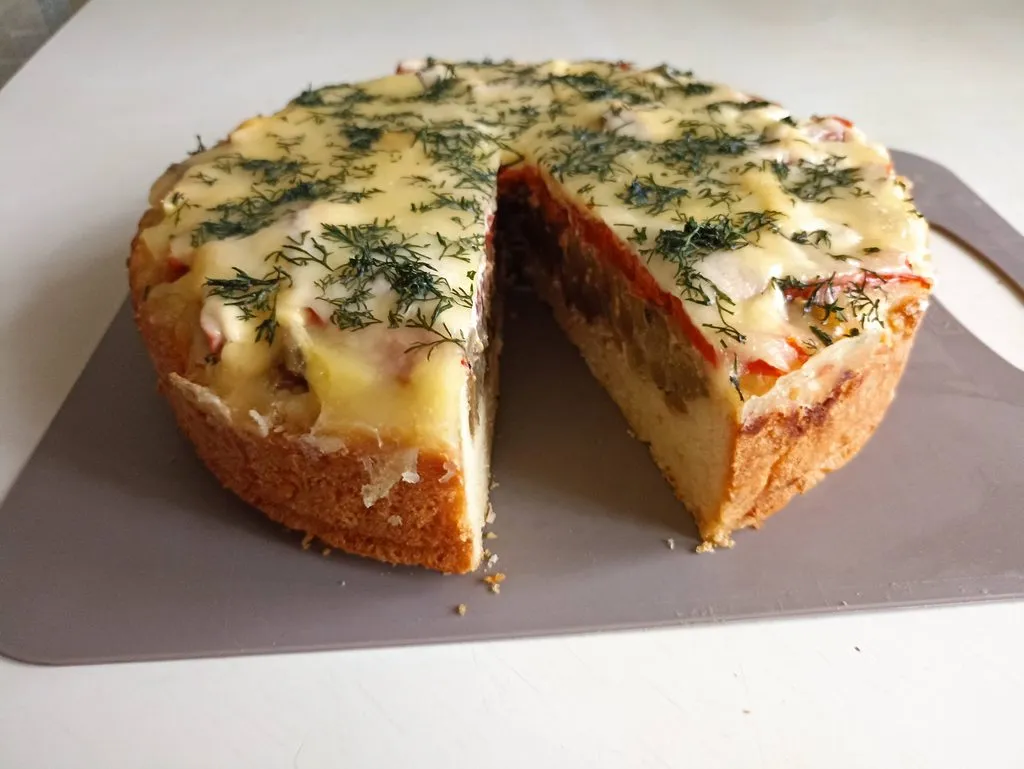 Очень вкусный пирог с баклажанами