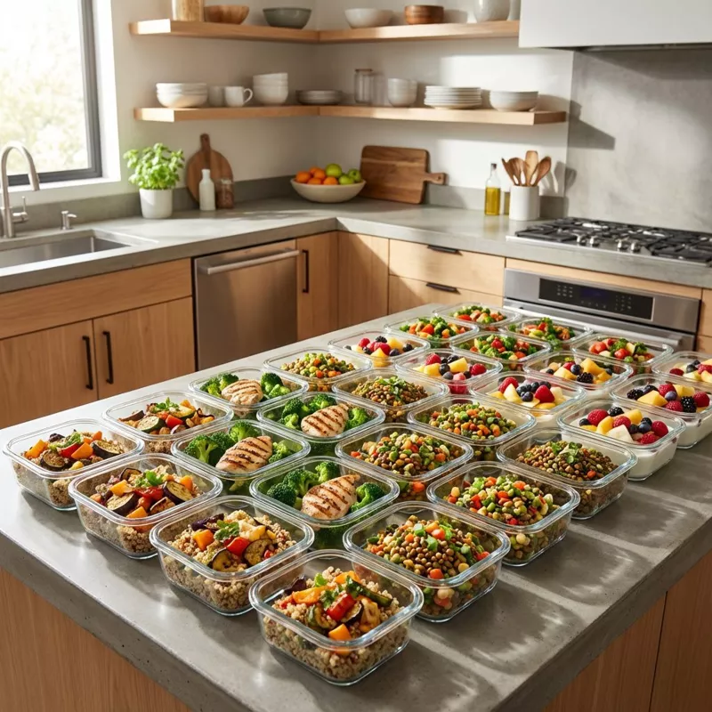 Meal Prep для занятых: готовим за воскресенье на всю неделю