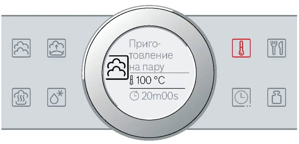 Встраиваемая пароварка Bosch Serie 8 CDG 634 AS0/AB0