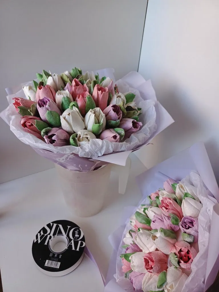 Зефирные букеты и композиции