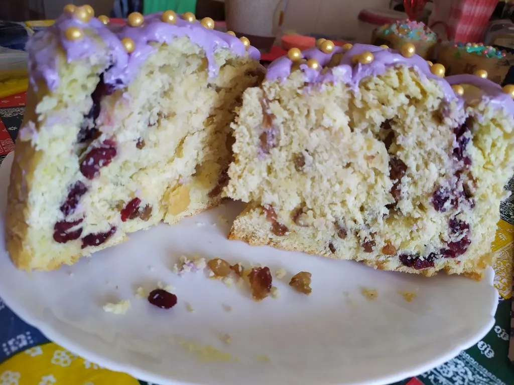 Кулич старинный (для духовки и хлебопечки)