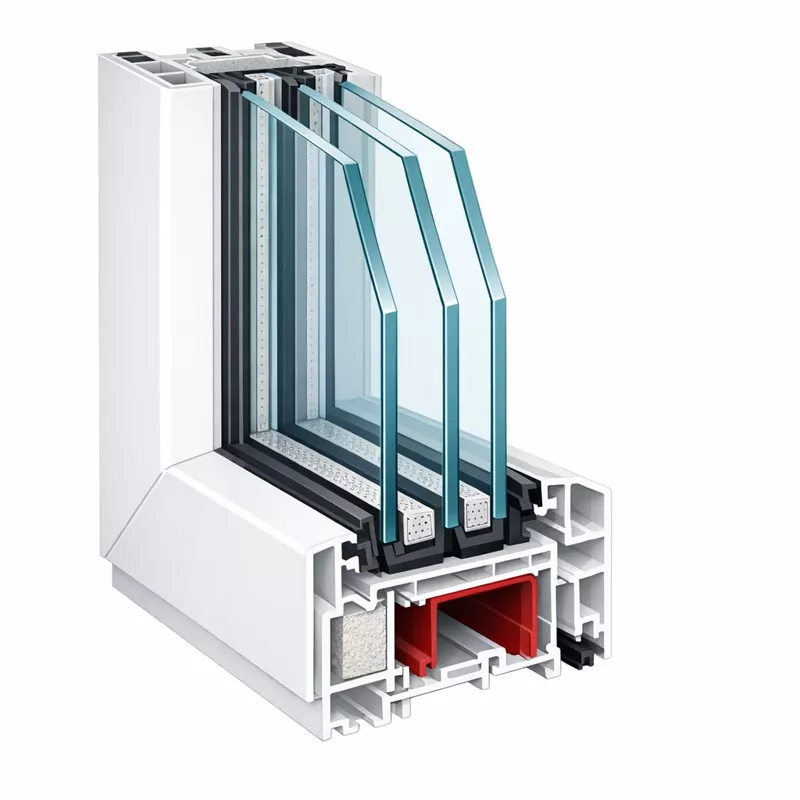 Тройное остекление окна для максимальной теплоизоляции