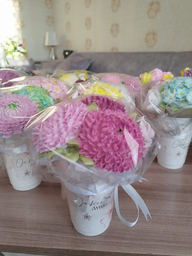 Зефирные букеты и композиции