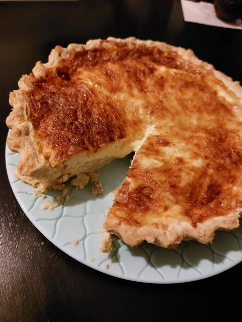 Киш с курицей и грибами