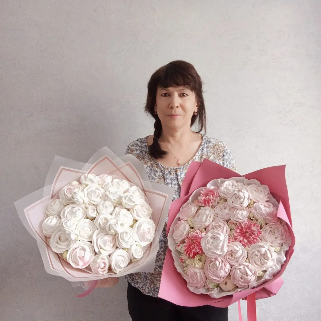 Зефирные букеты и композиции