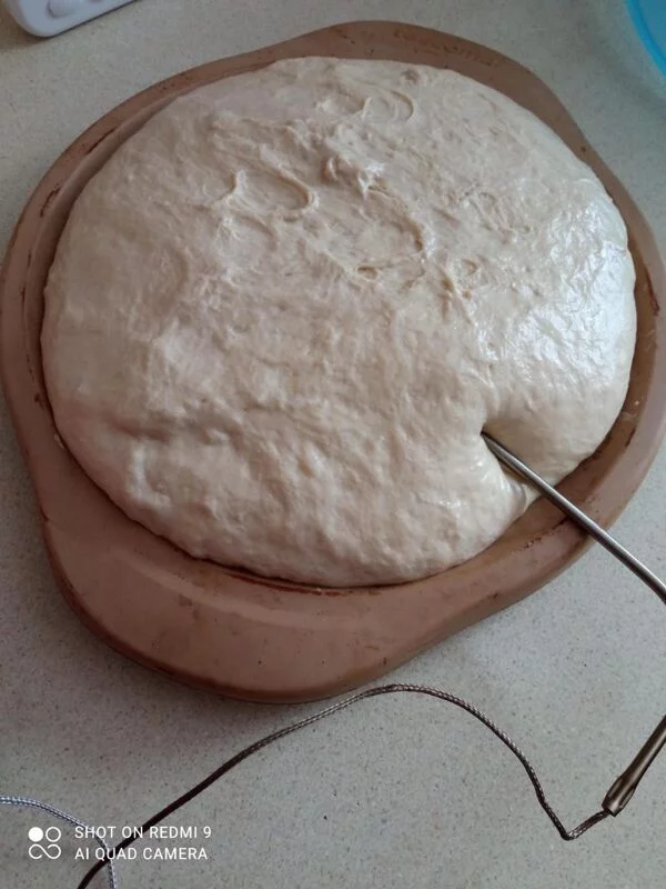 Кустарный хлеб без замеса