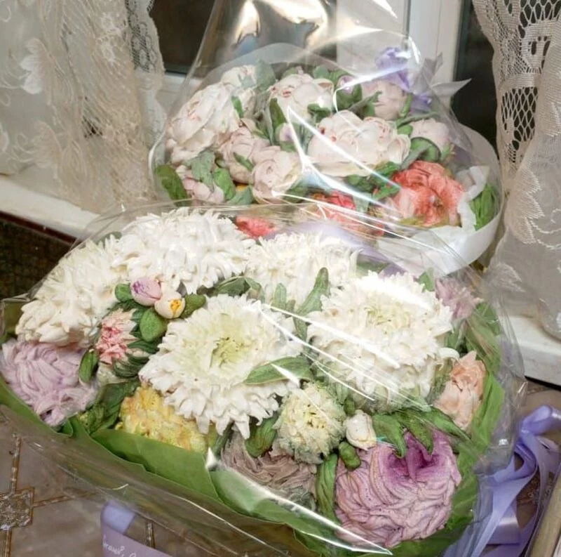 Зефирные букеты и композиции