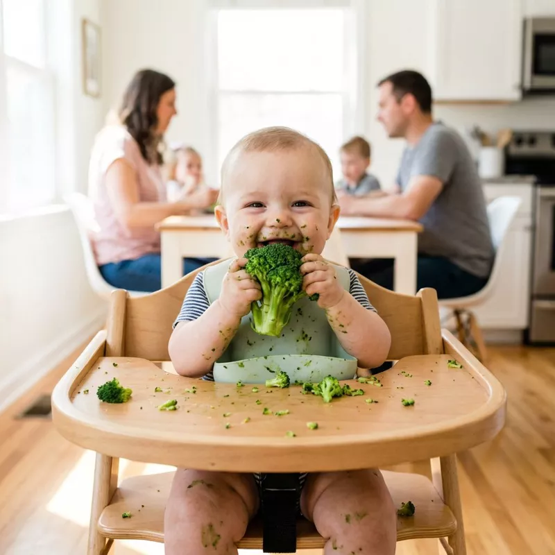 Baby-Led Weaning: когда ребёнок ест сам с шести месяцев