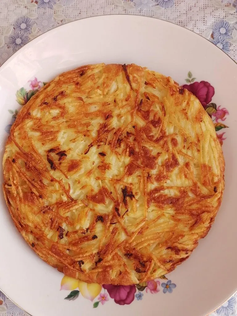 Блины с тёртой картошкой