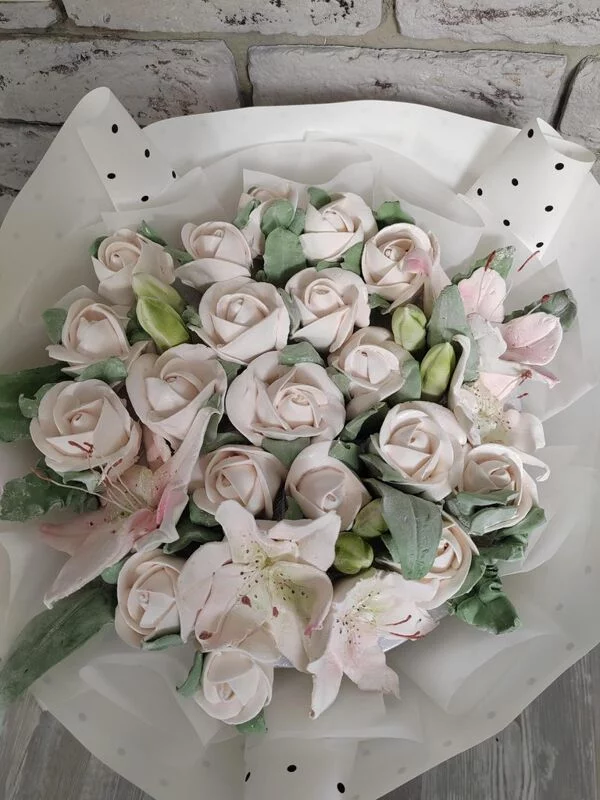 Зефирные букеты и композиции