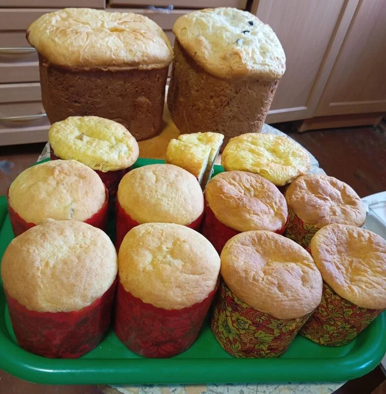 Куличи (паски) пасхальные заварные от Светты