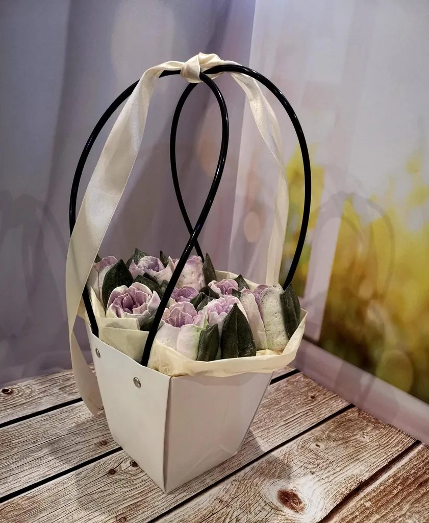 Зефирные букеты и композиции