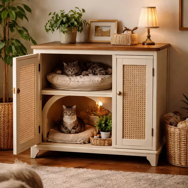 Баркитектура: как вписать мебель для питомцев в интерьер