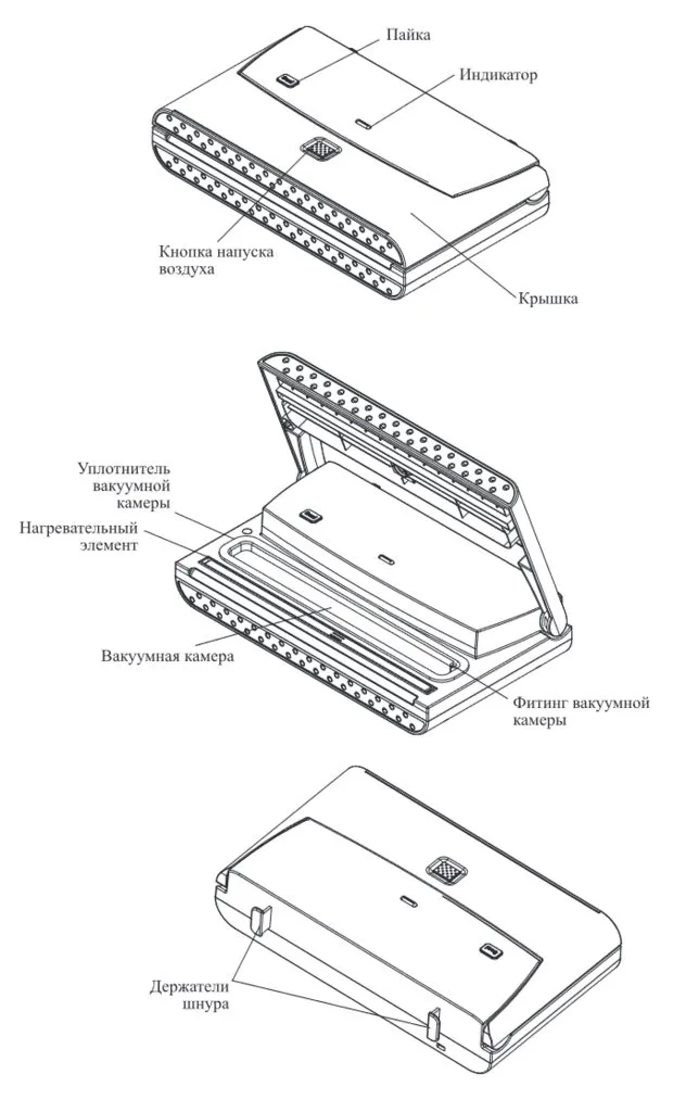 Вакууматоры Kitfort KT-1510, KT-1511 и KT-1512