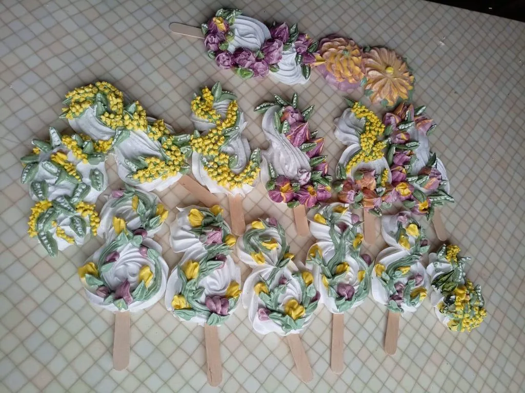 Зефирные букеты и композиции