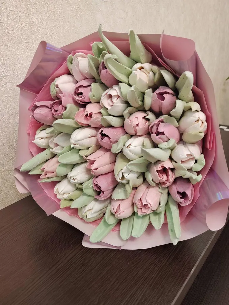 Зефирные букеты и композиции