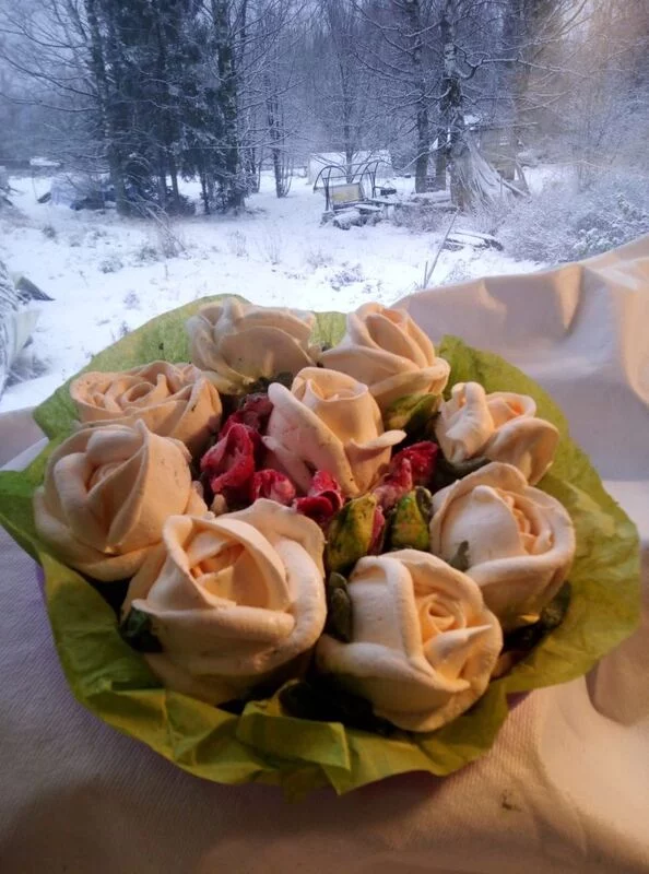 Зефирные букеты и композиции