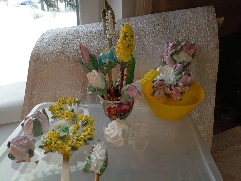 Зефирные букеты и композиции