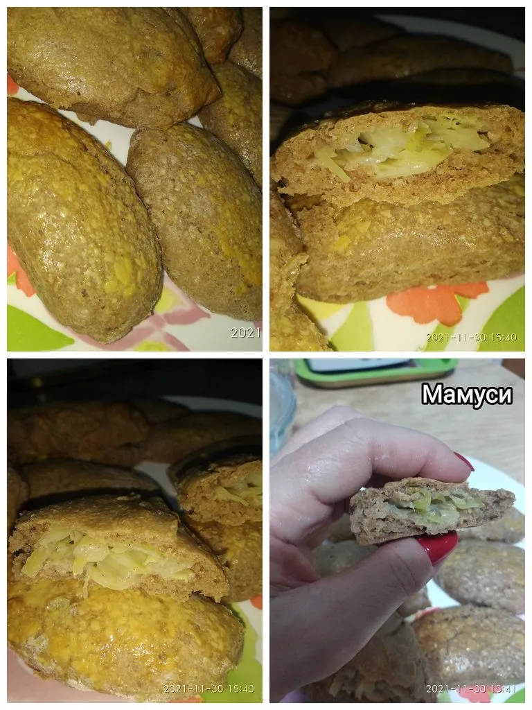 Пирожки ржаные дрожжевые (ржаники)