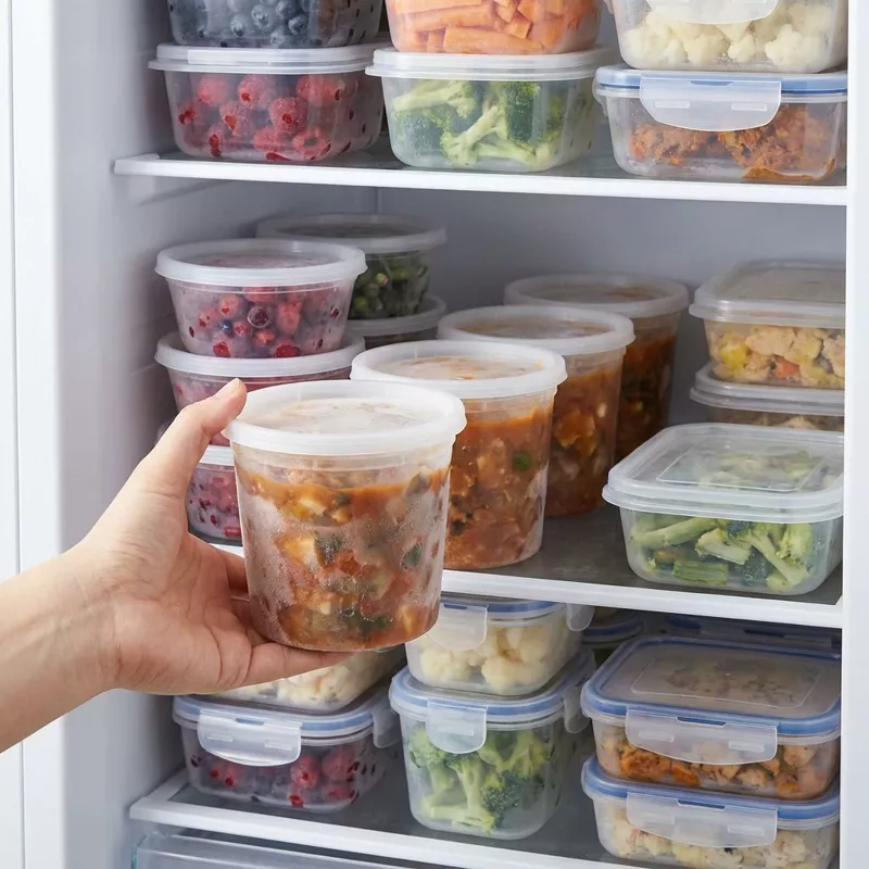 Замораживание готовой еды, хранение готовой еды в холодильнике