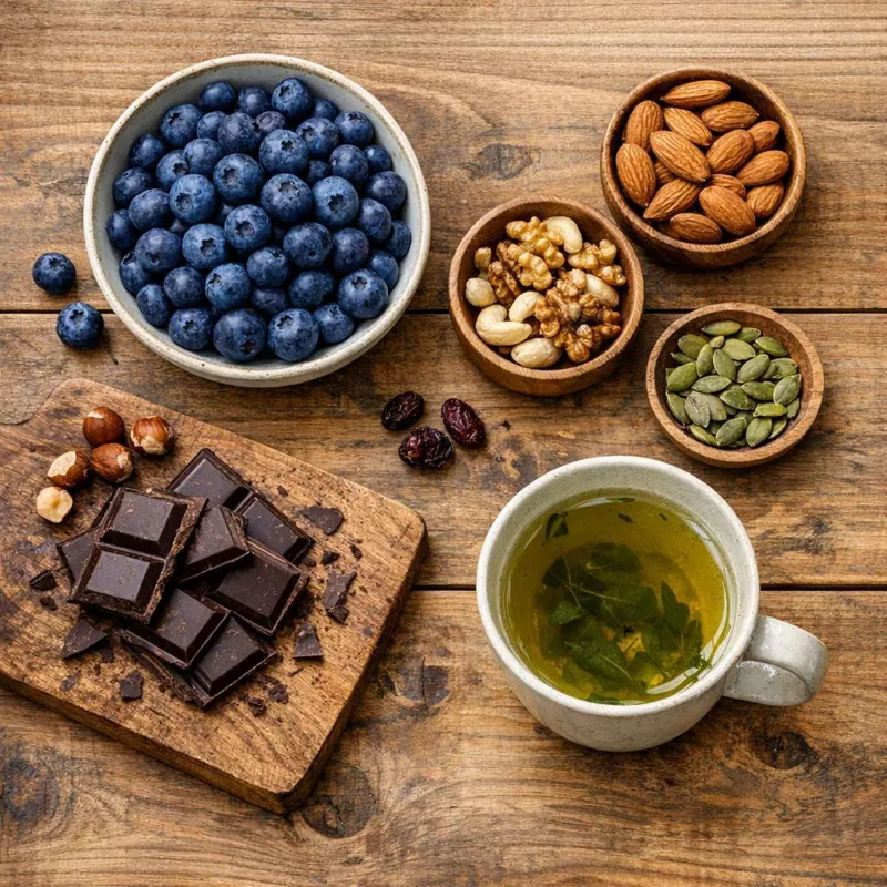 Ноотропы в перекусах: снеки для концентрации