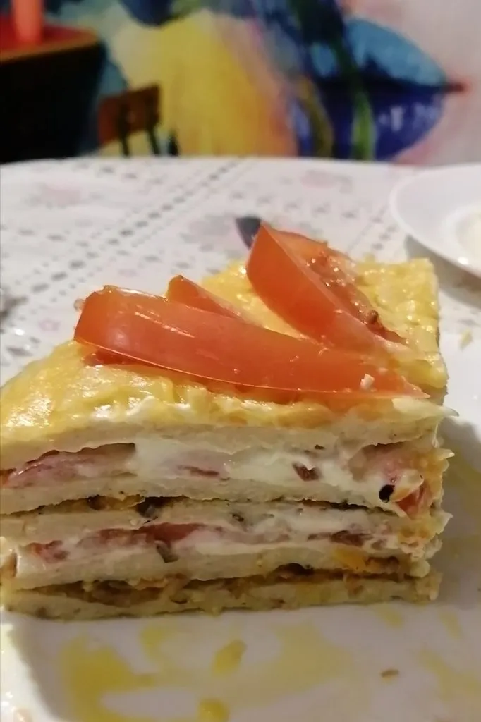 Закусочный тортик «Рождественская звезда»
