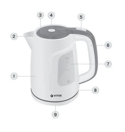 Чайник Vitek VT-7022 W