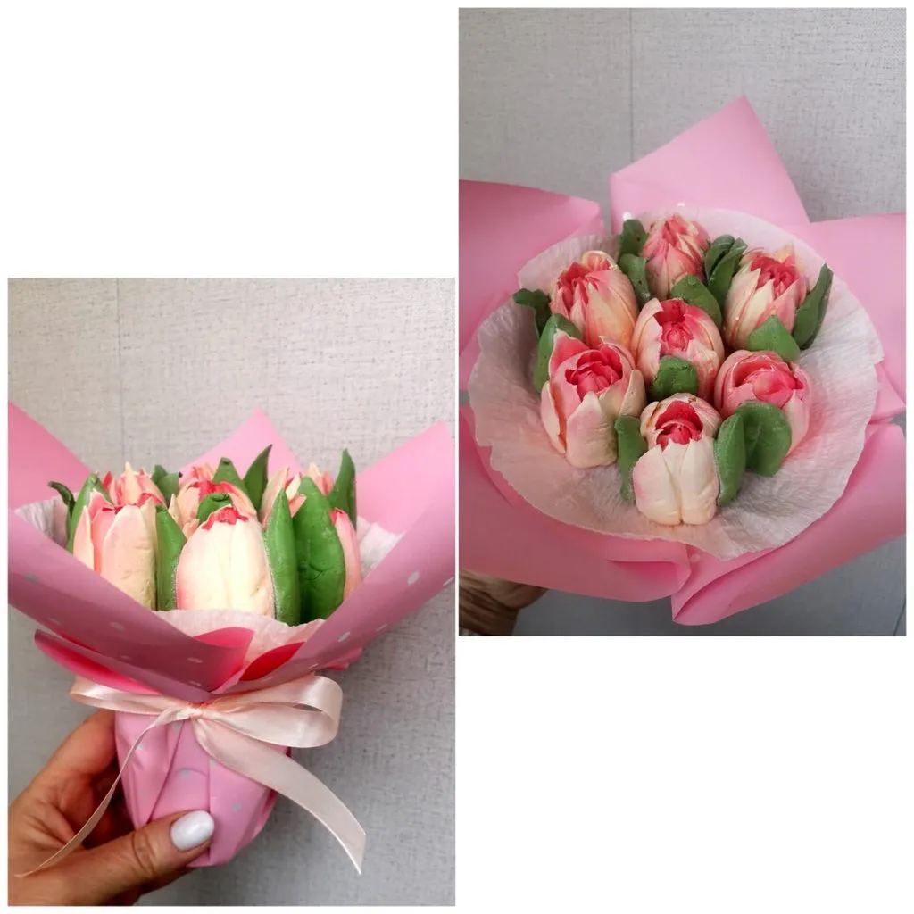 Зефирные букеты и композиции