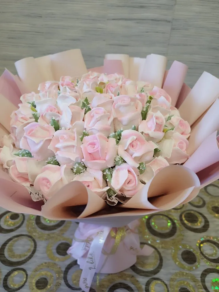 Зефирные букеты и композиции