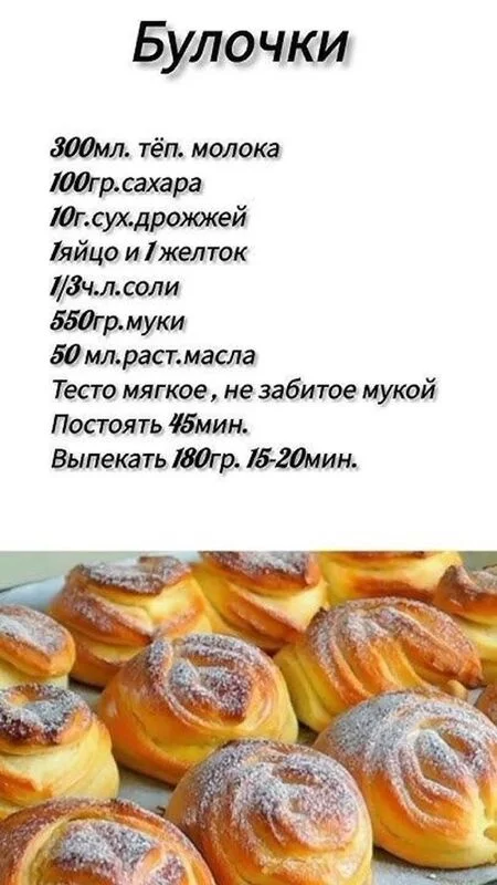 Кулинарная инфографика в рецептах