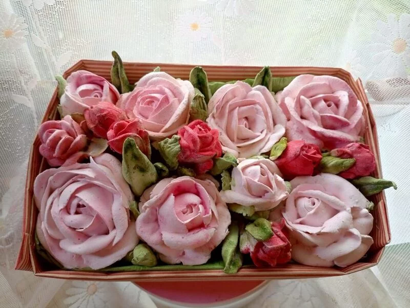 Зефирные букеты и композиции