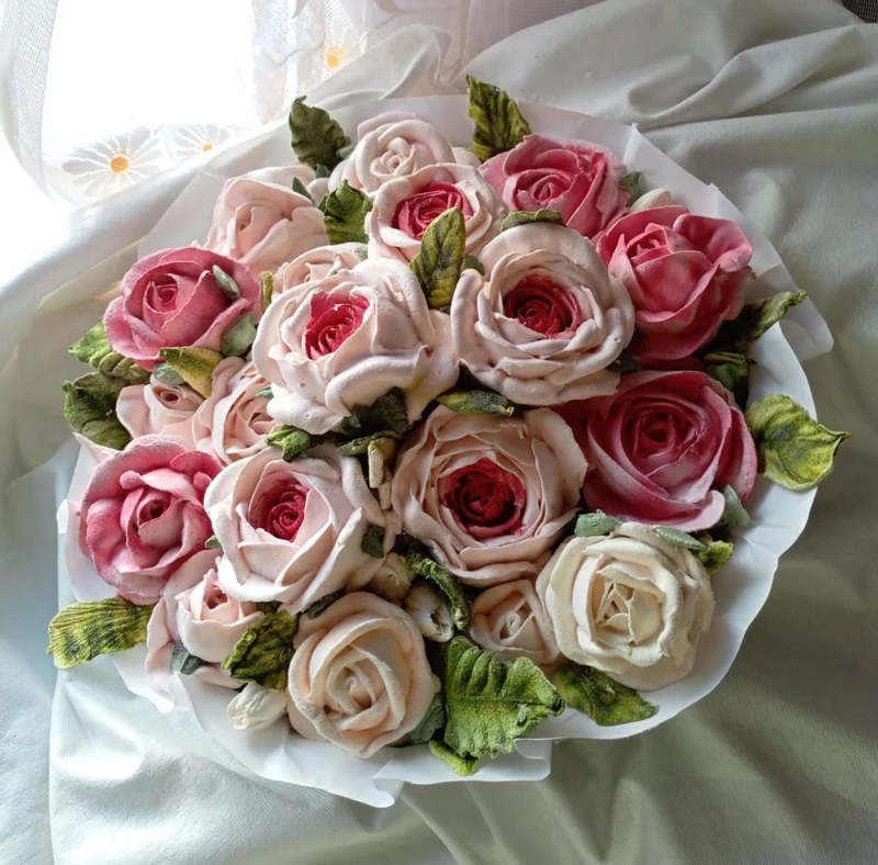 Зефирные букеты и композиции