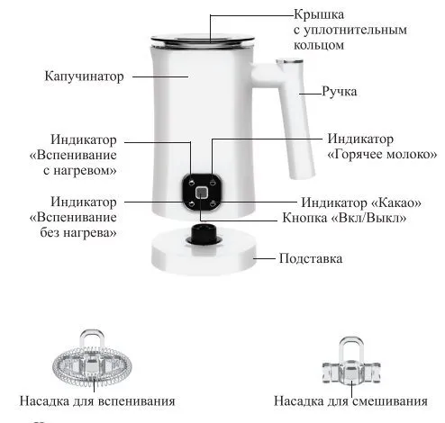 Капучинатор Kitfort КТ-7178
