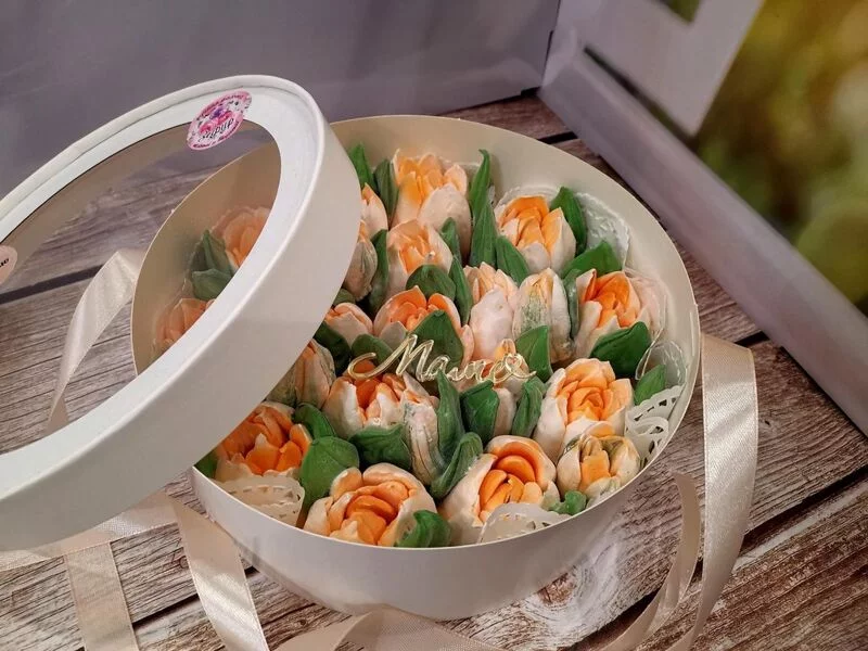 Зефирные букеты и композиции