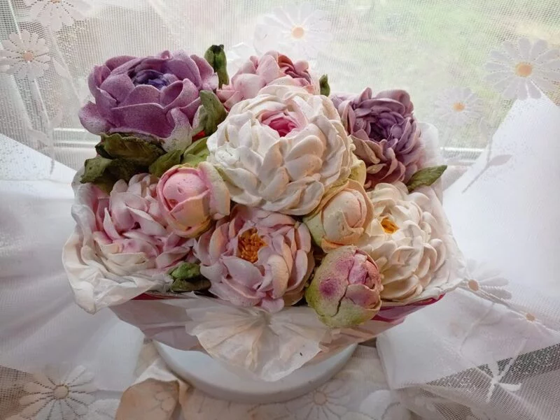 Зефирные букеты и композиции