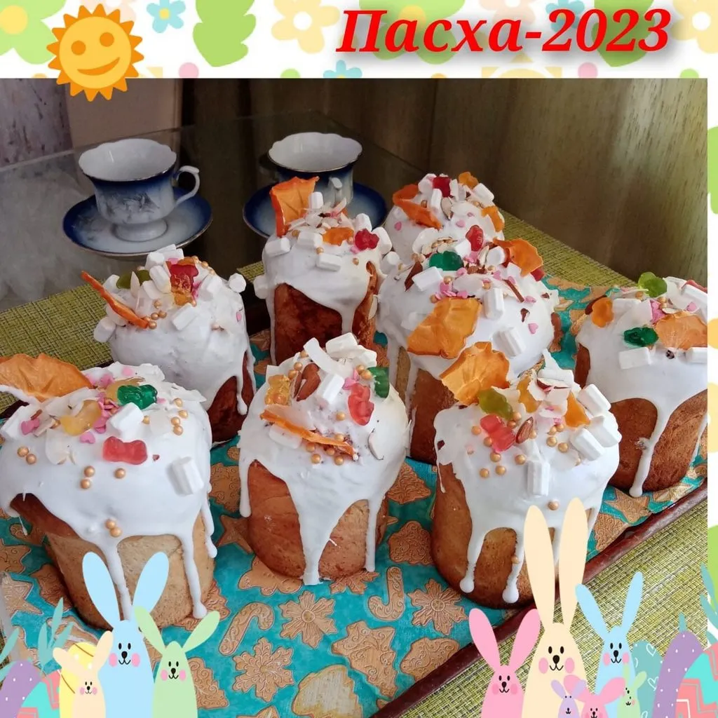 Куличи (паски) пасхальные заварные от Светты