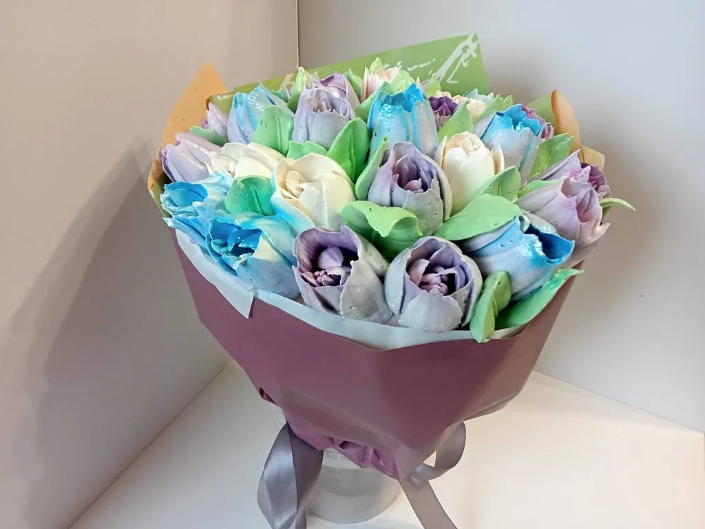 Зефирные букеты и композиции