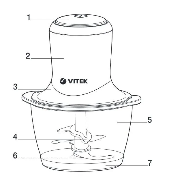 Чоппер Vitek VT-1637