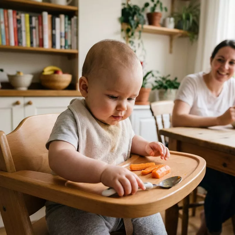 Baby-Led Weaning: когда ребёнок ест сам с шести месяцев