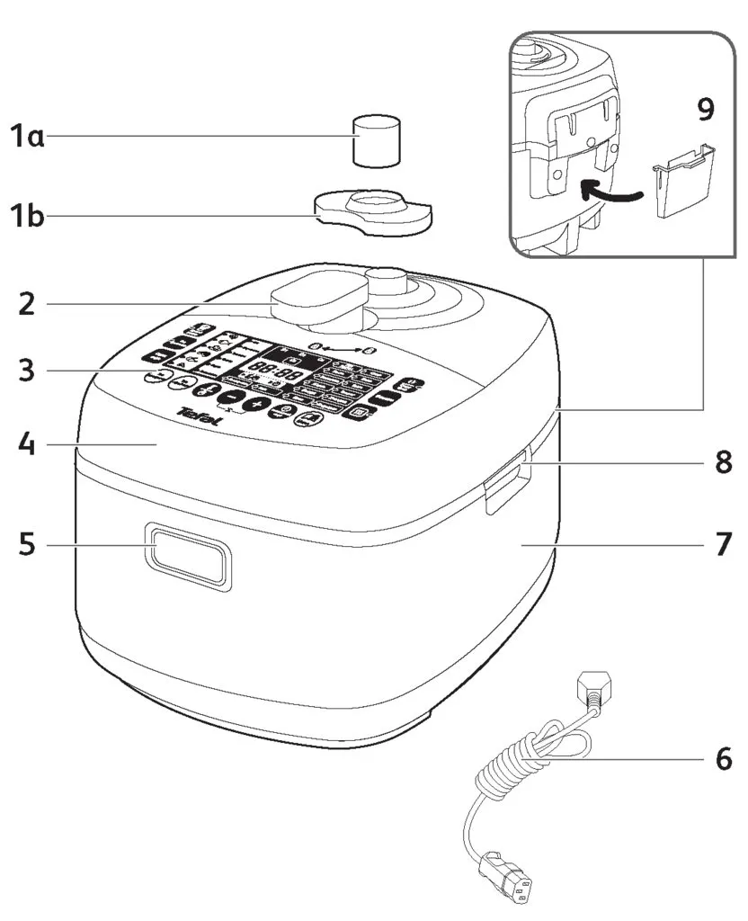 Мультиварка-скороварка Tefal Ultimate Pressure Cooker CY625D32